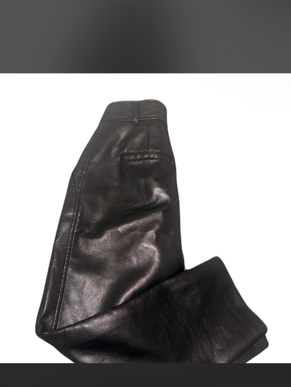 Aritzia Black Leather Pants
